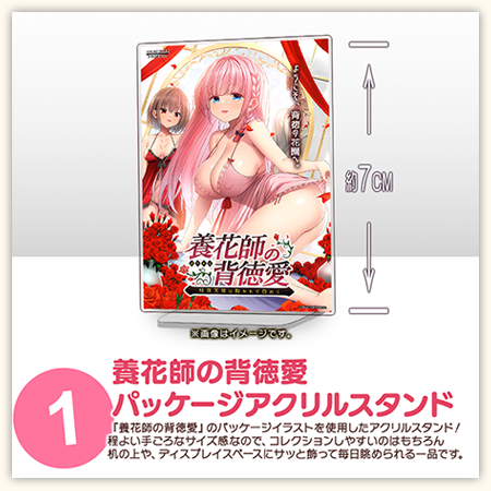 【アミューズクラフトエロチカ】『養花師の背徳愛』オフィシャル通販特典のご紹介！