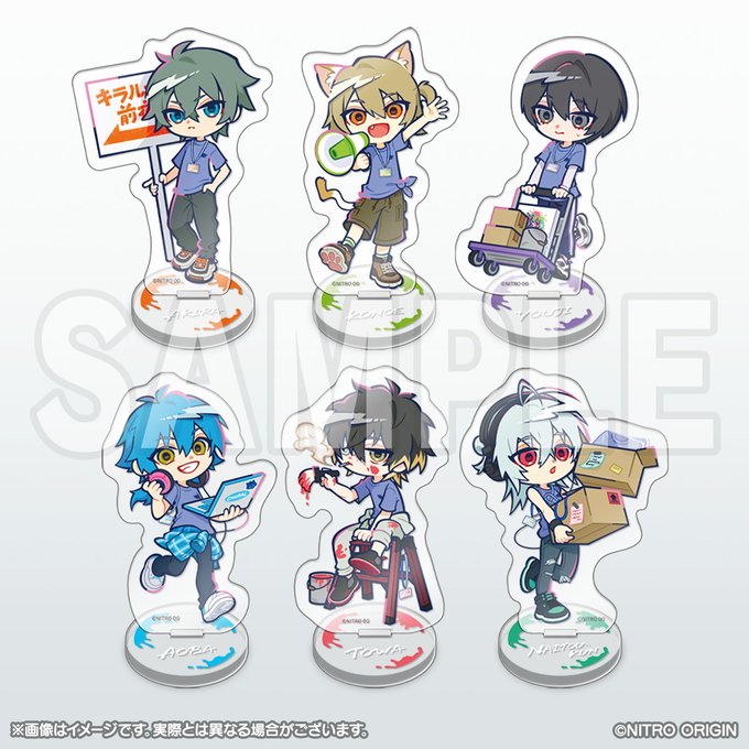 【ニトロオリジン】「THE CHiRAL NIGHT 前夜祭 ミニアクリルスタンドコレクション」ご予約受付中✨