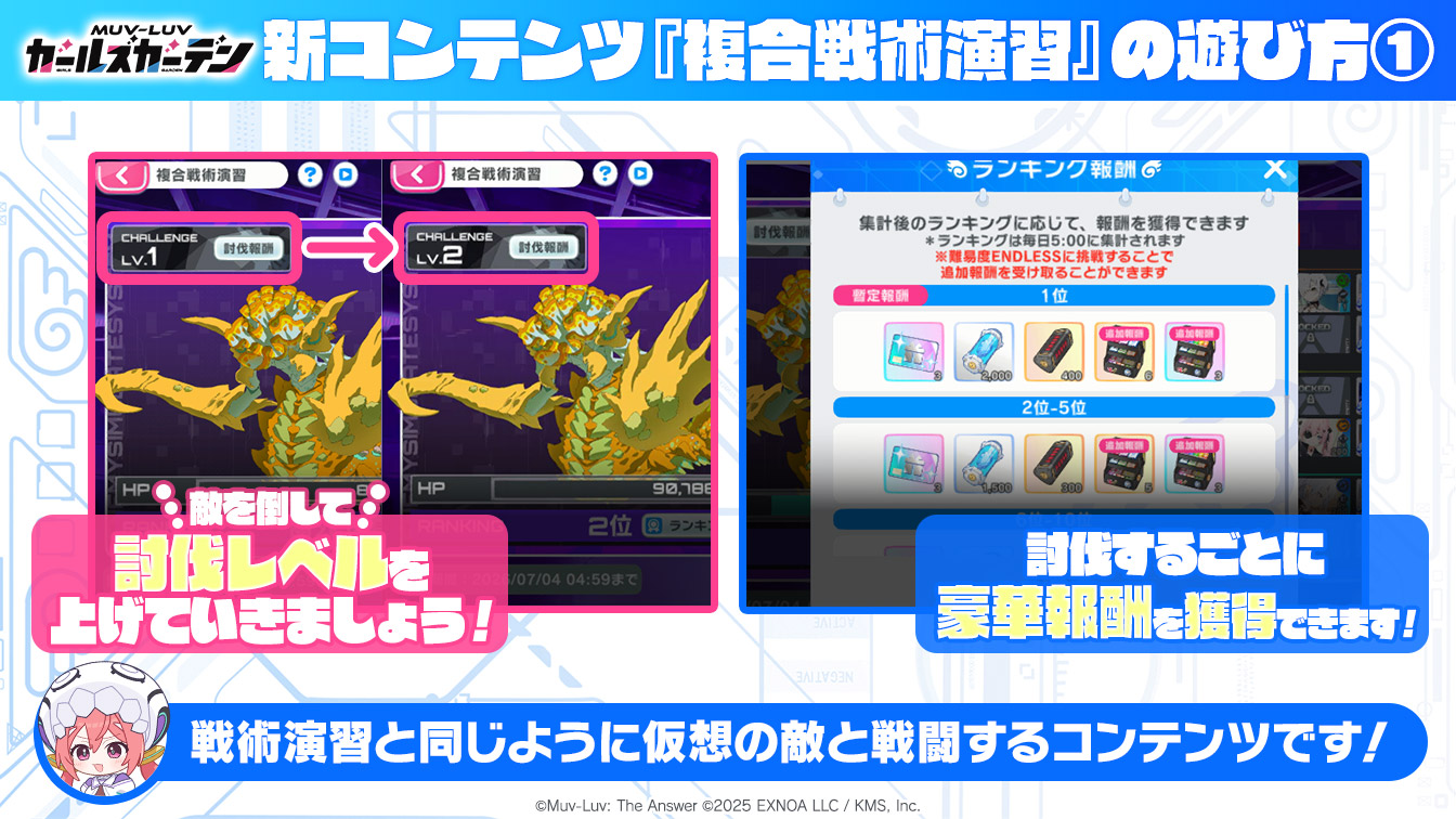 『マブラヴ ガールズガーデン』「複合戦術演習」とは？💡