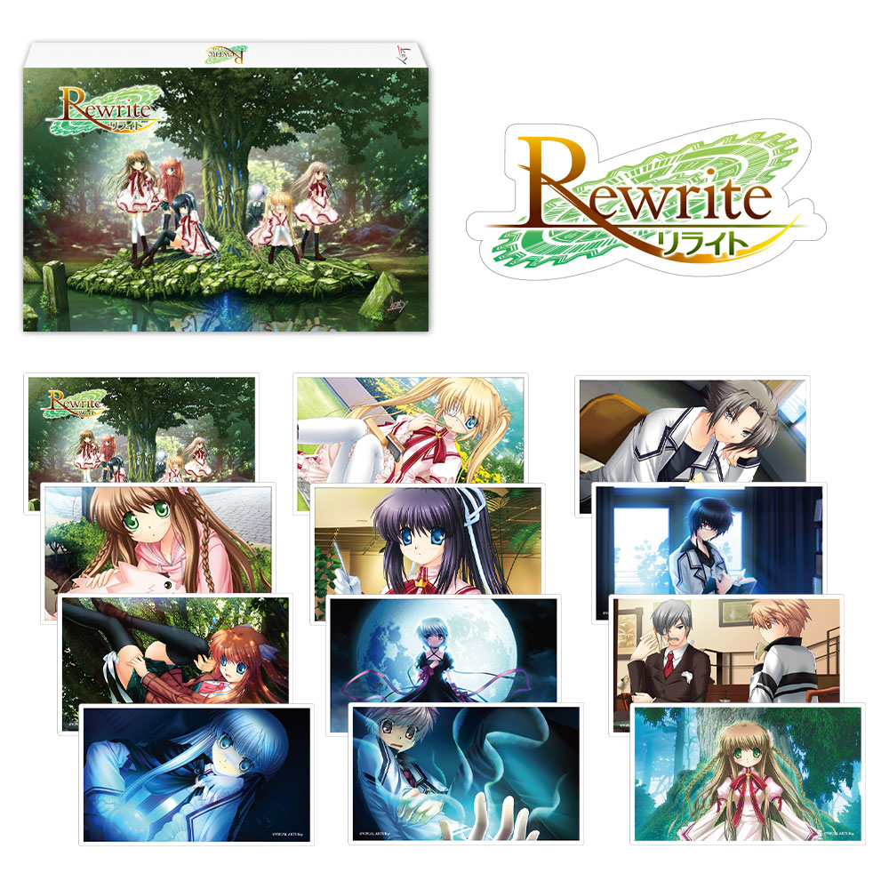 【VA STORE出張所 inアニメイト秋葉原】『Rewrite』15周年 パッケージステッカーセット
