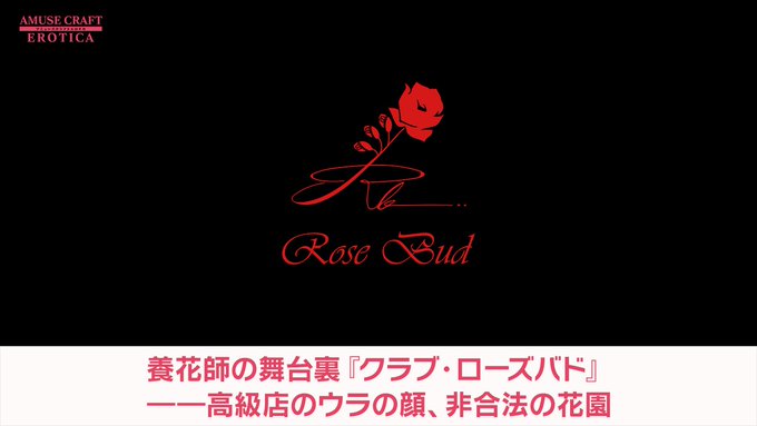 【アミューズクラフトエロチカ】養花師の舞台裏『クラブ・ローズバド』――高級店のウラの顔、非合法の花園