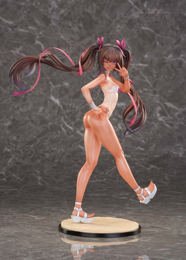 【BugBug】『対魔忍』シリーズの人気ヒロイン・水城ゆきかぜが白ビキニでフィギュア化‼️
