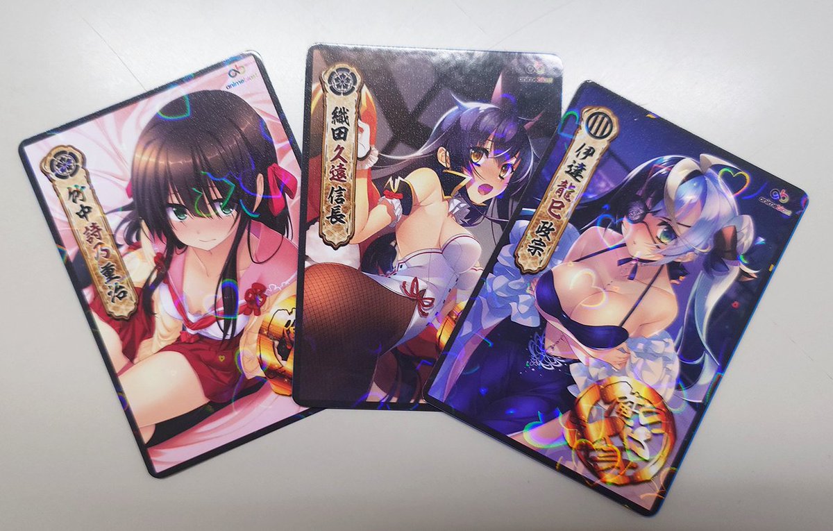 【戦国†恋姫】C108ネクストンブース（no.1132）で戦国†恋姫のホログラムカード3種を配布いたします！