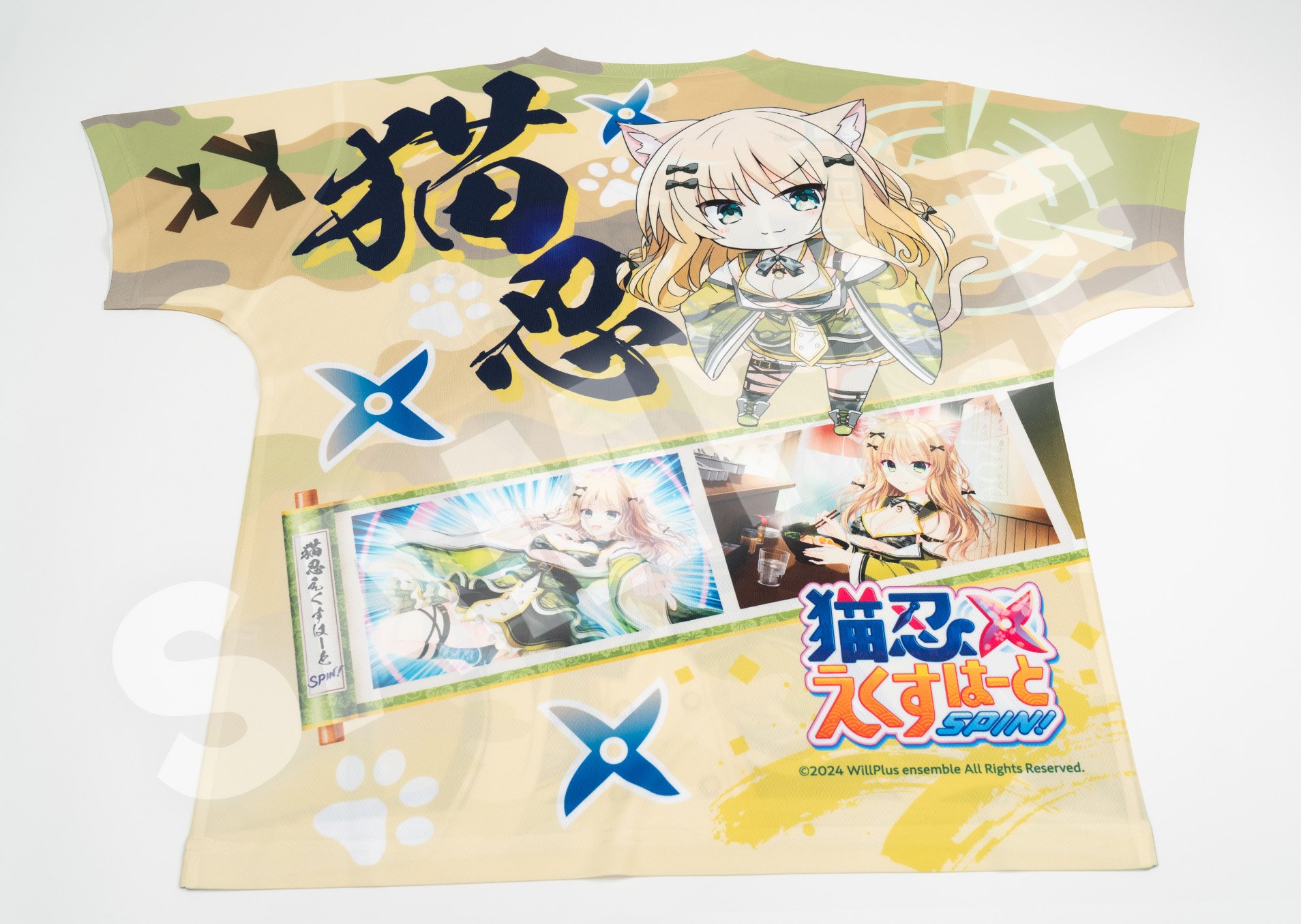 【ドワンゴジェイピーストア】Whirlpool 作品『猫忍えくすはーとSPIN!』オリジナルグッズ 受注販売！💕
