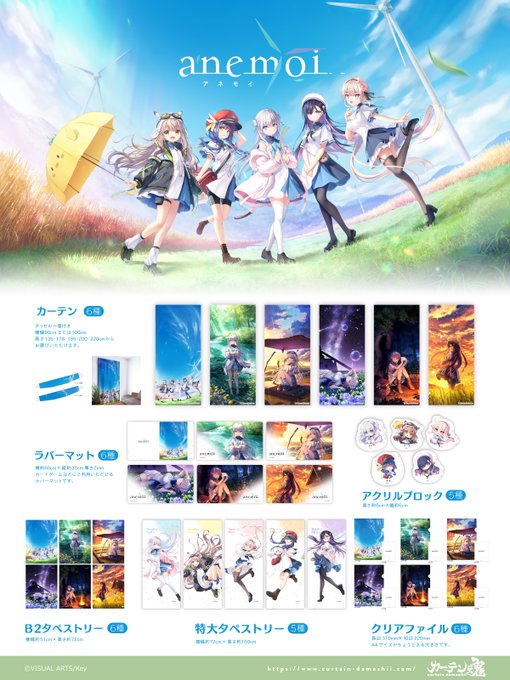 【カーテン魂】「anemoi」新商品の販売を開始しました✨