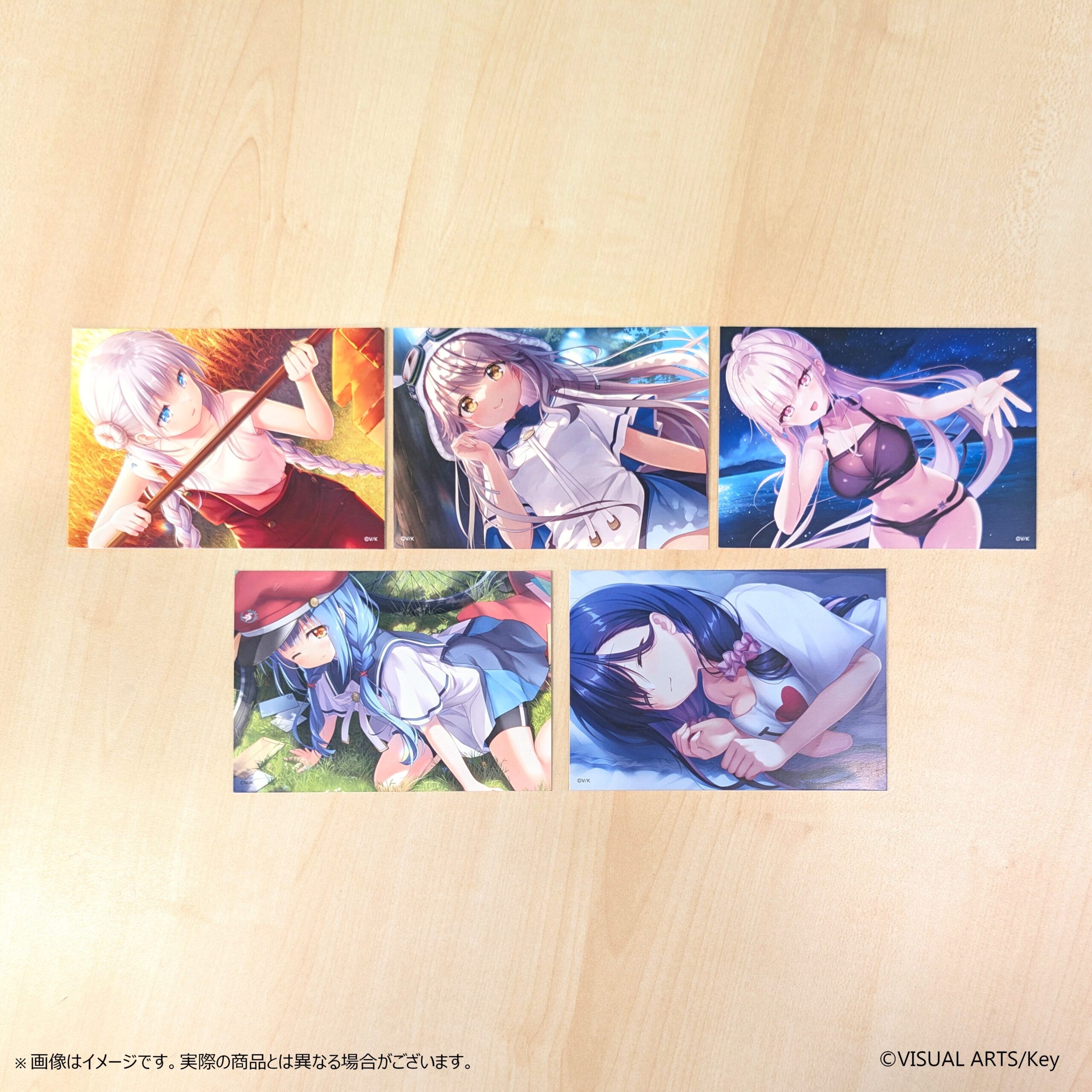 【MEDICOS ONLINE SHOP】「anemoi」×「Summer Pockets REFLECTION BLUE」ブロマイドセット