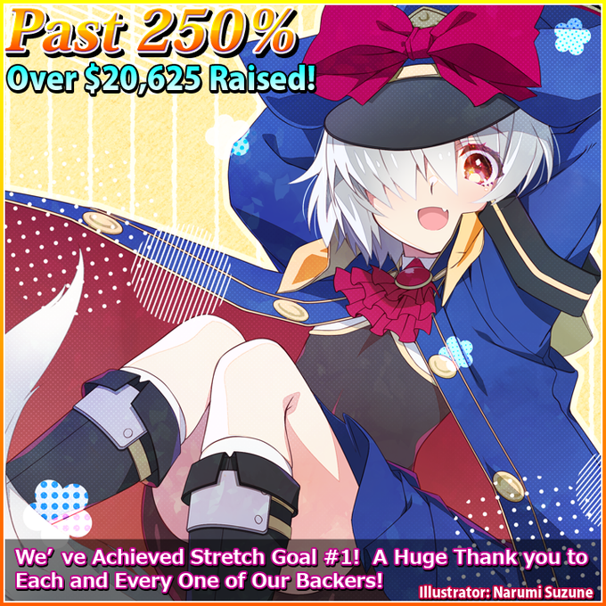 【ナインテイル】VBLIキックスタータープロジェクト／ストレッチゴール #1 を達成しました！
