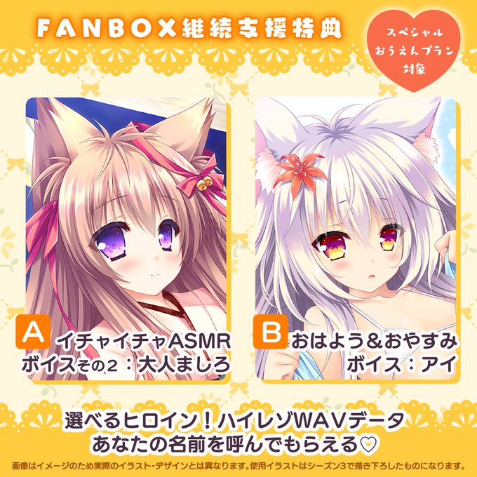 【ランプオブシュガー】🎁FANBOX継続支援特典紹介🎁