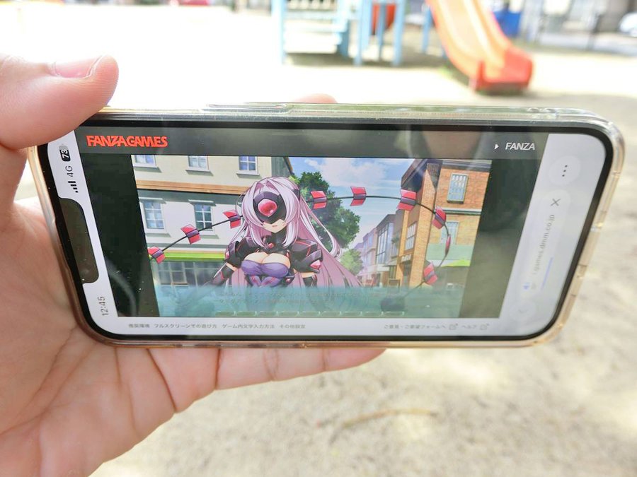 【BugBug】『光翼戦姫エクスティアMarina 〜Bright Feather〜』（Lusterise）ブラウザ版をiPhoneでプレイ‼️