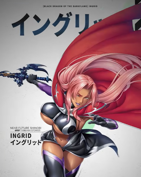 『対魔忍RPG』【黒竜邪炎】イングリッド【PV公開】