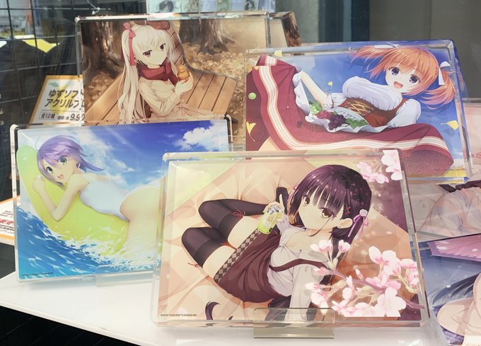 【tenplant】ゆずソフト公式WEBショップで『ゆずソフトアクリルブロックコレクション』が月毎の受注方式にて受付中!
